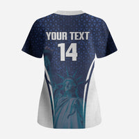 United States 2026 Soccer Custom Scrub Top Go USA One Nation One Team