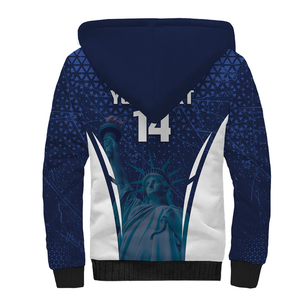 United States 2026 Soccer Custom Sherpa Hoodie Go USA One Nation One Team