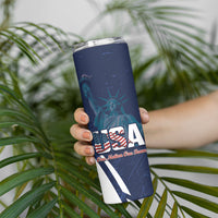 United States 2026 Soccer Custom Skinny Tumbler Go USA One Nation One Team
