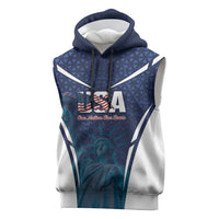 United States 2026 Soccer Custom Sleeveless Hoodie Go USA One Nation One Team