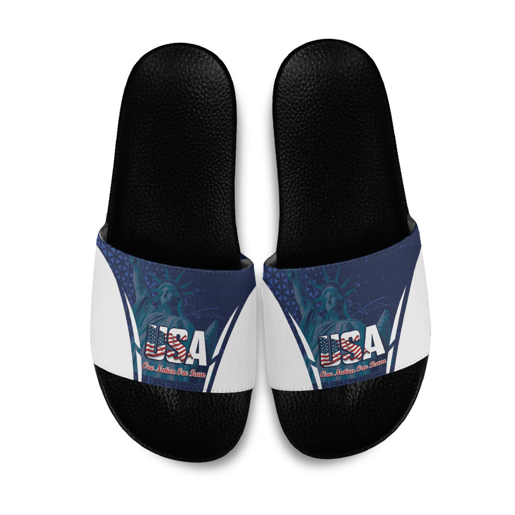 United States 2026 Soccer Slide Sandals Go USA One Nation One Team