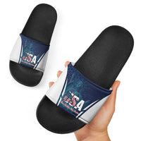 United States 2026 Soccer Slide Sandals Go USA One Nation One Team