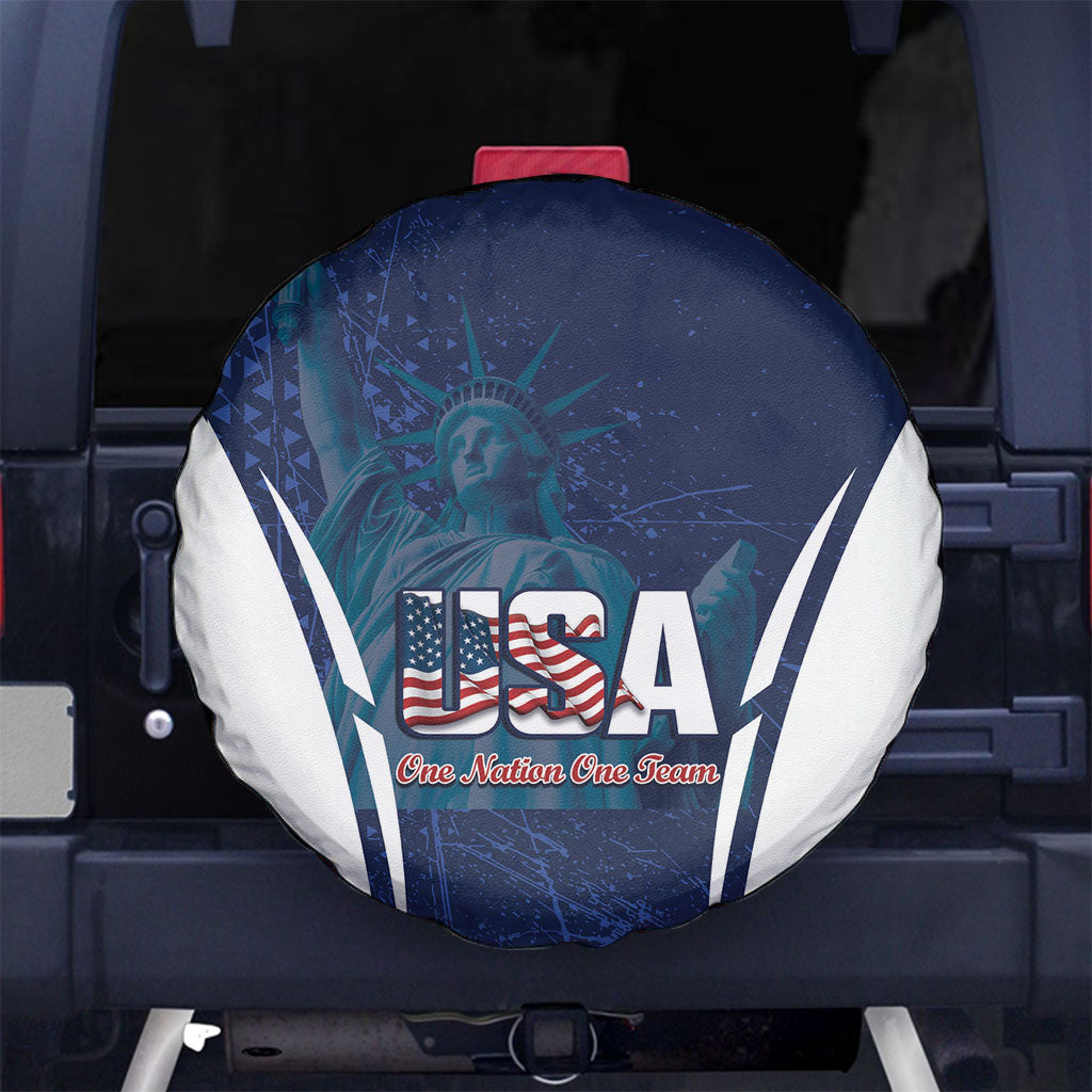 United States 2026 Soccer Spare Tire Cover Go USA One Nation One Team