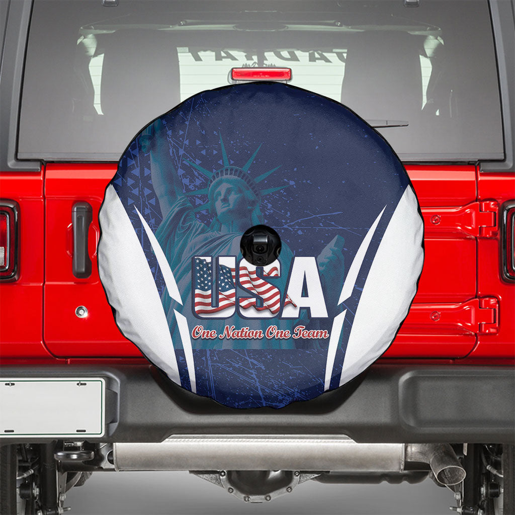 United States 2026 Soccer Spare Tire Cover Go USA One Nation One Team