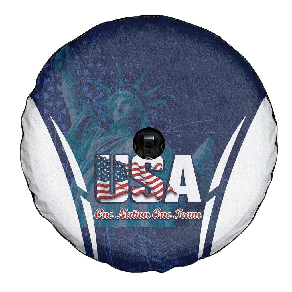 United States 2026 Soccer Spare Tire Cover Go USA One Nation One Team