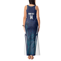 United States 2026 Soccer Custom Tank Maxi Dress Go USA One Nation One Team