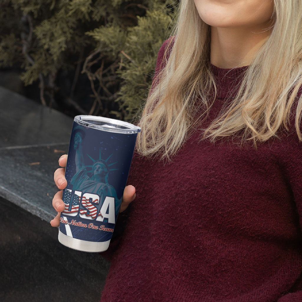United States 2026 Soccer Custom Tumbler Cup Go USA One Nation One Team