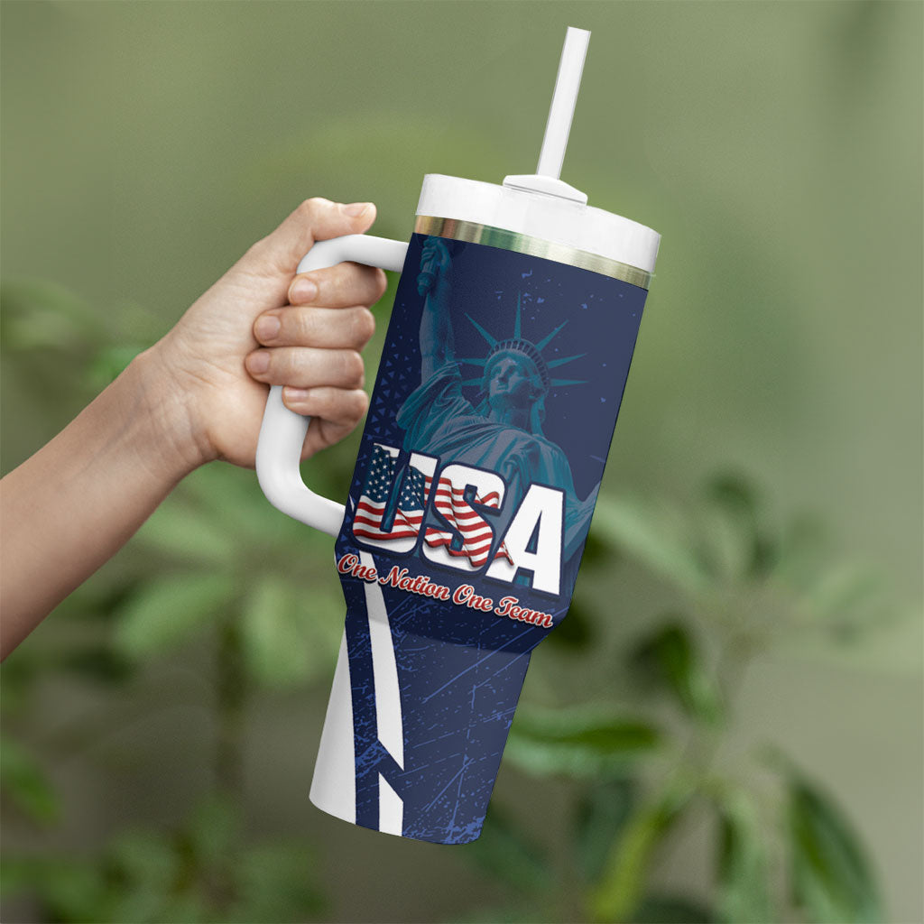 United States 2026 Soccer Custom Tumbler With Handle Go USA One Nation One Team