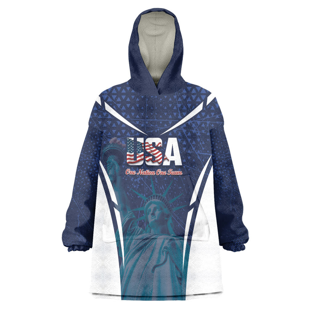 United States 2026 Soccer Custom Wearable Blanket Hoodie Go USA One Nation One Team