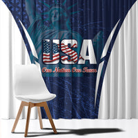 United States 2026 Soccer Window Curtain Go USA One Nation One Team
