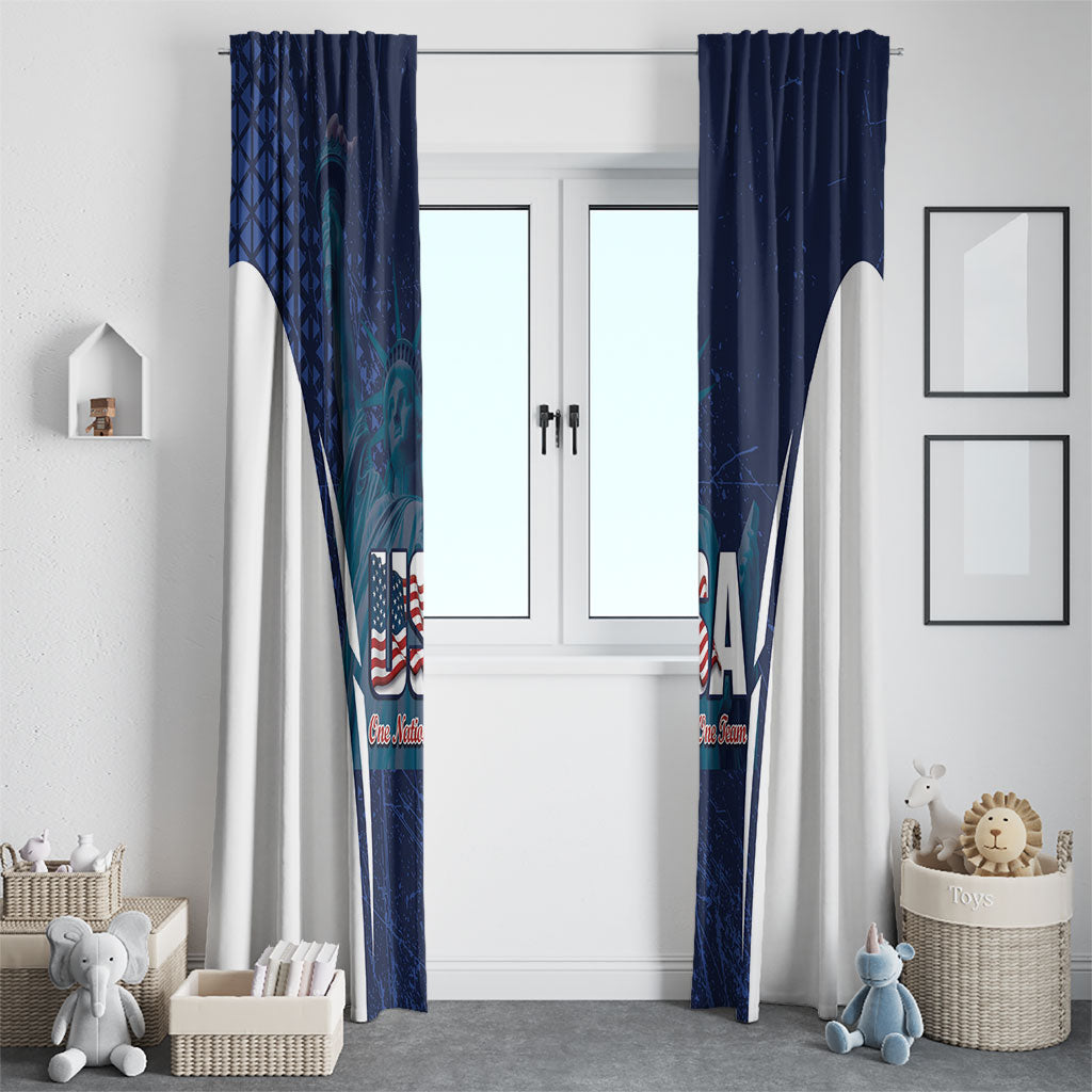 United States 2026 Soccer Window Curtain Go USA One Nation One Team