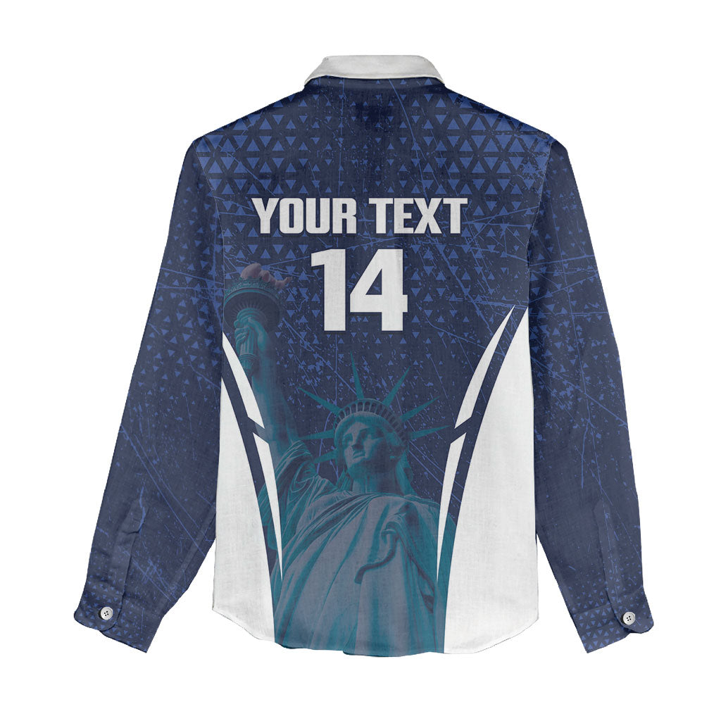United States 2026 Soccer Custom Women Casual Shirt Go USA One Nation One Team