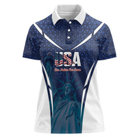 United States 2026 Soccer Custom Women Polo Shirt Go USA One Nation One Team