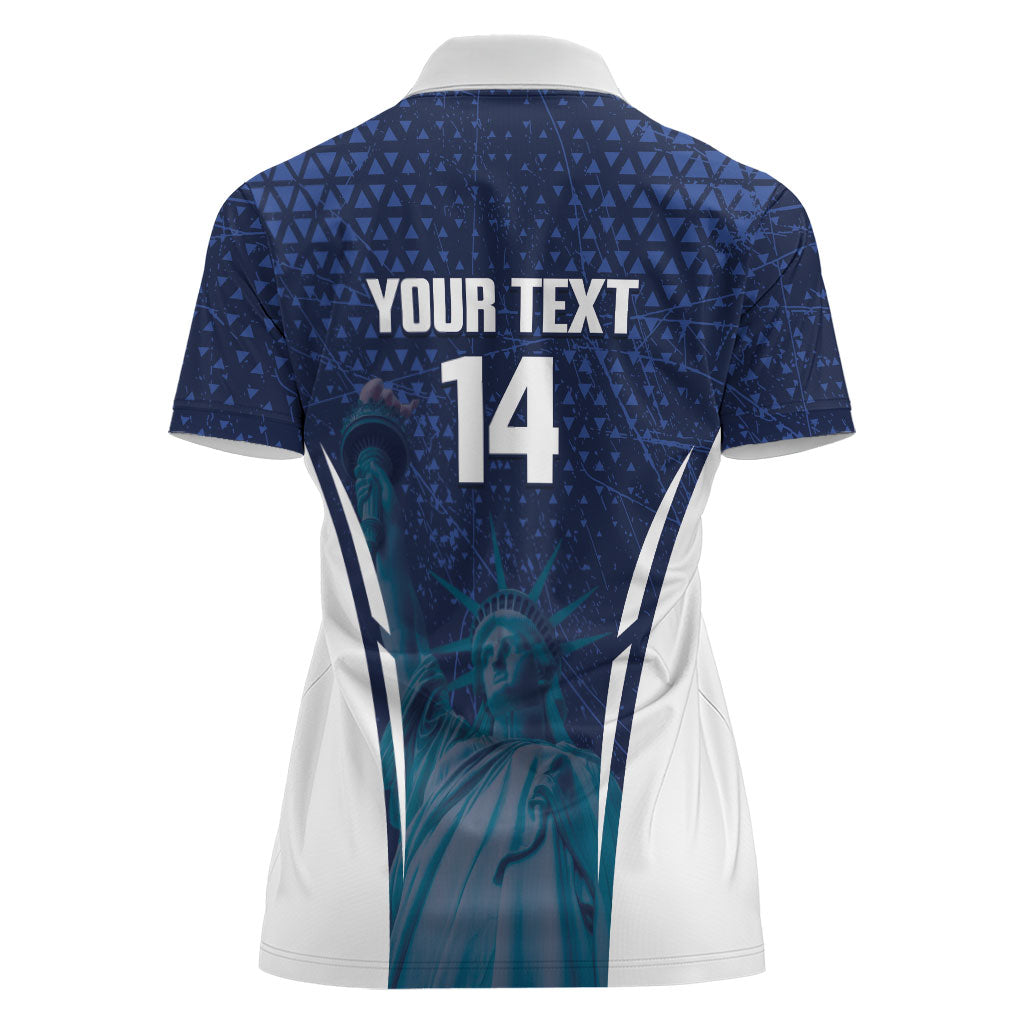United States 2026 Soccer Custom Women Polo Shirt Go USA One Nation One Team