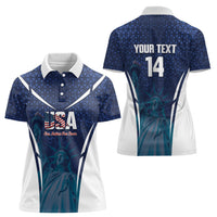 United States 2026 Soccer Custom Women Polo Shirt Go USA One Nation One Team
