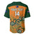Personalised Australia Rugby Baseball Jersey 2023 Go Wallabies Aboriginal World Cup - Wonder Print Shop