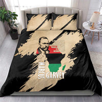 Marcus Garvey Day Bedding Set UNIA Flag Mix African Map - Wonder Print Shop