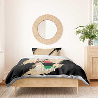 Marcus Garvey Day Bedding Set UNIA Flag Mix African Map - Wonder Print Shop