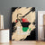 Marcus Garvey Day Canvas Wall Art UNIA Flag Mix African Map - Wonder Print Shop