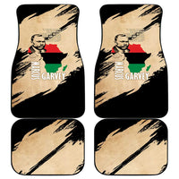 Marcus Garvey Day Car Mats UNIA Flag Mix African Map - Wonder Print Shop
