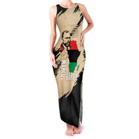 Marcus Garvey Day Family Matching Tank Maxi Dress and Hawaiian Shirt UNIA Flag Mix African Map - Wonder Print Shop
