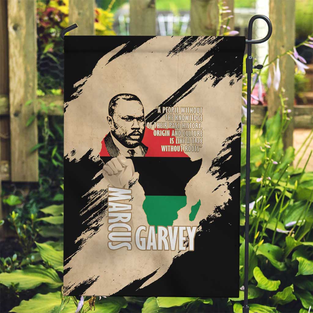 Marcus Garvey Day Garden Flag UNIA Flag Mix African Map - Wonder Print Shop