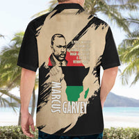 Marcus Garvey Day Hawaiian Shirt UNIA Flag Mix African Map - Wonder Print Shop