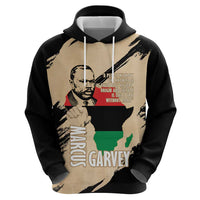 Marcus Garvey Day Hoodie UNIA Flag Mix African Map - Wonder Print Shop