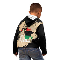 Marcus Garvey Day Kid Hoodie UNIA Flag Mix African Map - Wonder Print Shop