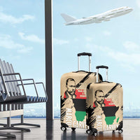 Marcus Garvey Day Luggage Cover UNIA Flag Mix African Map - Wonder Print Shop