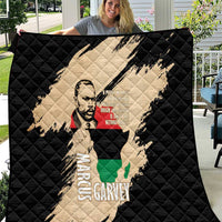 Marcus Garvey Day Quilt UNIA Flag Mix African Map - Wonder Print Shop