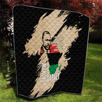 Marcus Garvey Day Quilt UNIA Flag Mix African Map - Wonder Print Shop