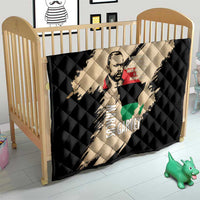 Marcus Garvey Day Quilt UNIA Flag Mix African Map - Wonder Print Shop