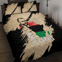 Marcus Garvey Day Quilt Bed Set UNIA Flag Mix African Map - Wonder Print Shop