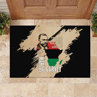 Marcus Garvey Day Rubber Doormat UNIA Flag Mix African Map - Wonder Print Shop