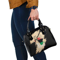 Marcus Garvey Day Shoulder Handbag UNIA Flag Mix African Map - Wonder Print Shop