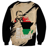 Marcus Garvey Day Sweatshirt UNIA Flag Mix African Map - Wonder Print Shop