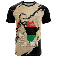 Marcus Garvey Day T Shirt UNIA Flag Mix African Map - Wonder Print Shop