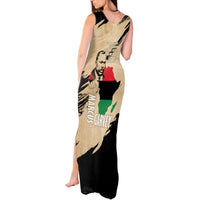 Marcus Garvey Day Tank Maxi Dress UNIA Flag Mix African Map - Wonder Print Shop