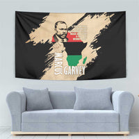 Marcus Garvey Day Tapestry UNIA Flag Mix African Map - Wonder Print Shop