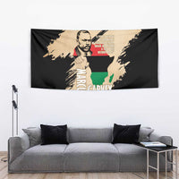 Marcus Garvey Day Tapestry UNIA Flag Mix African Map - Wonder Print Shop