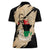 Marcus Garvey Day Women Polo Shirt UNIA Flag Mix African Map - Wonder Print Shop