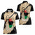 Marcus Garvey Day Women Polo Shirt UNIA Flag Mix African Map - Wonder Print Shop