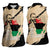 Marcus Garvey Day Women Sleeveless Polo Shirt UNIA Flag Mix African Map - Wonder Print Shop