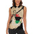 Marcus Garvey Day Women Sleeveless Polo Shirt UNIA Flag Mix African Map - Wonder Print Shop