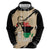 Marcus Garvey Day Zip Hoodie UNIA Flag Mix African Map - Wonder Print Shop