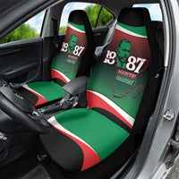 Marcus Garvey 1887 Car Seat Cover African Map Curves Style - Wonder Print Shop