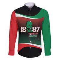 Marcus Garvey 1887 Family Matching Mermaid Dress and Hawaiian Shirt African Map Curves Style - Wonder Print Shop