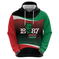 Marcus Garvey 1887 Hoodie African Map Curves Style - Wonder Print Shop