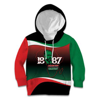 Marcus Garvey 1887 Kid Hoodie African Map Curves Style - Wonder Print Shop